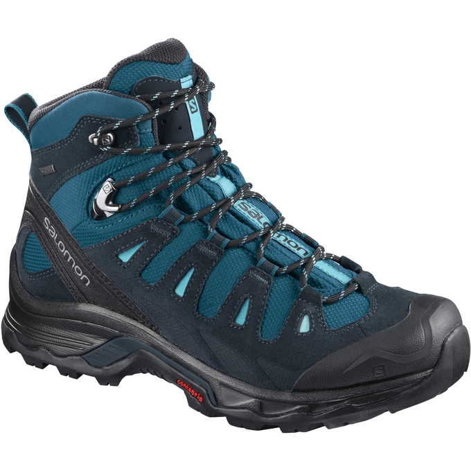 Salomon QUEST PRIME GTX® W Botas De Montaña Mujer - Turquesa Oscuro / Negras - Colombia (36527-UGLH)